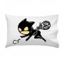"Part-Time JOB Rat Catcher" Parody Super Hero Catching Mice - Single Pillow Case