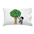 "Part-Time JOB Apple Farm" Parody Super Hero Picking Apples - Single Pillow Case