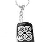 International Symbol for Strenght Logo - Metal Ring Key Chain Keychain