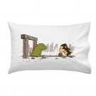 "Epic Soccer Game" Classic Movie Monsters Wreck City Parody - Single Pillow Case