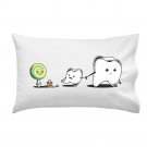 "Bad Friend" Funny Dental Humor Teeth & Lollipop Parody - Single Pillow Case