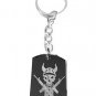 Military Armed Special Forces Cross Guns & Skull - Metal Ring Key Chain Keychain
