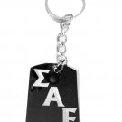 Frat Fraternity House Greek Sigma Alpha Epsilon - Metal Ring Key Chain Keychain