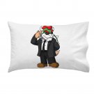 Plumbtrix Villain Wearing Suit Video Game & Movie Parody - Single Pillow Case