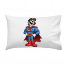 Plumbers League of America Caped Hero Video Game Parody - Single Pillow Case