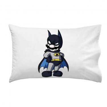 Main Billionaire Hero Video Game & Bat Super Hero Parody - Single Pillow Case