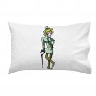 Question Mark Villain Video Game & Bat Super Hero Parody - Single Pillow Case