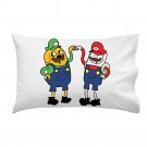 Plumbing Time Main Best Friends Video Game & TV Show Parody - Single Pillow Case