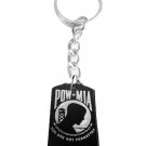 Prisoners of War Missing in Action POW MIA Logo - Metal Ring Key Chain Keychain