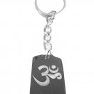 Hinduism Om Aum Meditation Symbol Hindu Religion - Metal Ring Key Chain Keychain
