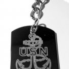 USN United States Military Proud Navy Sister - Metal Ring Key Chain Keychain