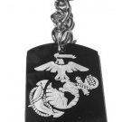 USMC United States Proud Marine Grandmother - Metal Ring Key Chain Keychain