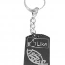 I Like Jesus w/ Christian Fish Symbol - Metal Ring Key Chain Keychain