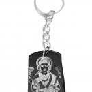 Hindu Lord Diety Goddess of Wealth Lakshmi - Metal Ring Key Chain Keychain