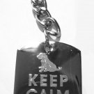 Keep Calm And Love Dogs - Metal Ring Key Chain Keychain