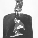 Keep Calm & Board On Extreme Snowboarder - Metal Ring Key Chain Keychain