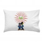 Video Game Parody of Punk Singers Mushroom Logo - Single Pillow Case