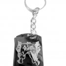 Happy SAD Dramatic Theatre Face Mask Novelty - Metal Ring Key Chain Keychain