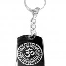 Hindu Lord Gayatri Mantra Meditation AUM Om - Metal Ring Key Chain Keychain