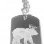 Beer Deer Bear Animal Name Funny Symbol Logo - Metal Ring Key Chain Keychain
