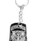 US Marines Special Forces De Oppresso Liber Logo - Metal Ring Key Chain Keychain