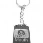 Weed POT Leaf Ganja Marijuana Cotton Mouth - Metal Ring Key Chain Keychain