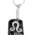 Celtic Zodiac Signs Sign LEO Lion Symbol - Metal Ring Key Chain Keychain