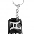 Celtic Zodiac Signs Sign Gemini Symbol - Metal Ring Key Chain Keychain