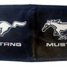 Ford Mustang Silver Horse Logo Car Auto Bi-Fold Wallet