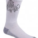 "Majestic Lion" Big Cat Jungle King Artwork - Crew Socks Pair