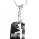 AK-47 Assault Rifle Automatic Gun Military - Metal Ring Key Chain Keychain