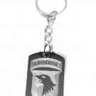 United States Army Armed Forces 101st Airborne - Metal Ring Key Chain Keychain