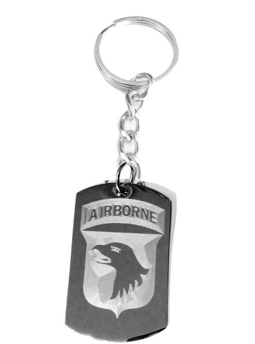 United States Army Armed Forces 101st Airborne - Metal Ring Key Chain Keychain