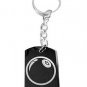 8 Ball Pool Billiards Logo Symbol Recreational  - Metal Ring Key Chain Keychain
