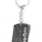 Running Marathon 26.2 Miles Logo Symbols  - Metal Ring Key Chain Keychain