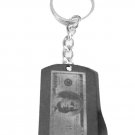 US Currency $100 Dollar Bill Benjamin Franklin  - Metal Ring Key Chain Keychain