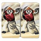 "Panda Warrior" Bear Ninja w/ Sword & Hat - Womens Taiga Hinge Wallet Clutch