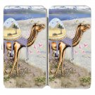 "Mystical Camel" Sahara Desert Egypt Pyramids - Womens Taiga Hinge Wallet Clutch