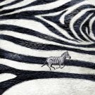 Zebra Skin Pattern Design Running Cute Animal - Vinyl Sticker