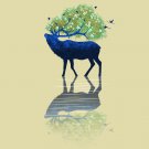Elk of Nature Animal Artwork Design - Vinyl Sticker