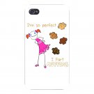 "I'm So Perfect, I Fart Muffins" Funny - FITS iPhone 5 5s Plastic Snap On Case