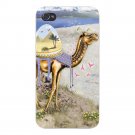 "Mystical Camel" Sahara Desert Pyramids - FITS iPhone 5 5s Plastic Snap On Case