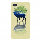 Elk of Nature Animal Artwork Design - FITS iPhone 5 5s Plastic Snap On Case