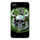 Metallic Dragon w/ Skull & Horns - FITS iPhone 5 5s Plastic Snap On Case