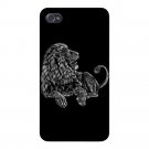 "Majestic Lion" Big Cat Jungle King Art - FITS iPhone 4 4s Plastic Snap On Case