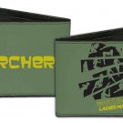Archer Bi-Fold Wallet - Sexy Woman Silhouettes w/ Text "Archer Ladies Man"