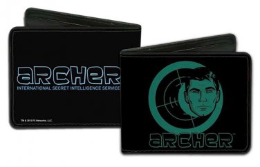 Archer Bi-Fold Wallet - Character Scope & Text International Secret Intelligence