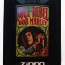 Zippo Custom Lighter - Bob Marley Soul Rebel Rasta Reggae Music Black Matte