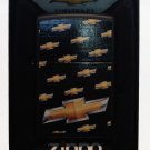 Zippo Custom Lighter - Chevy Car Trucks Reapting Gold Bowtie Design Black Matte