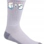 "Muggers" Thug Mug Stealing Teacup's Purse Funny Pun Humor - Crew Socks Pair